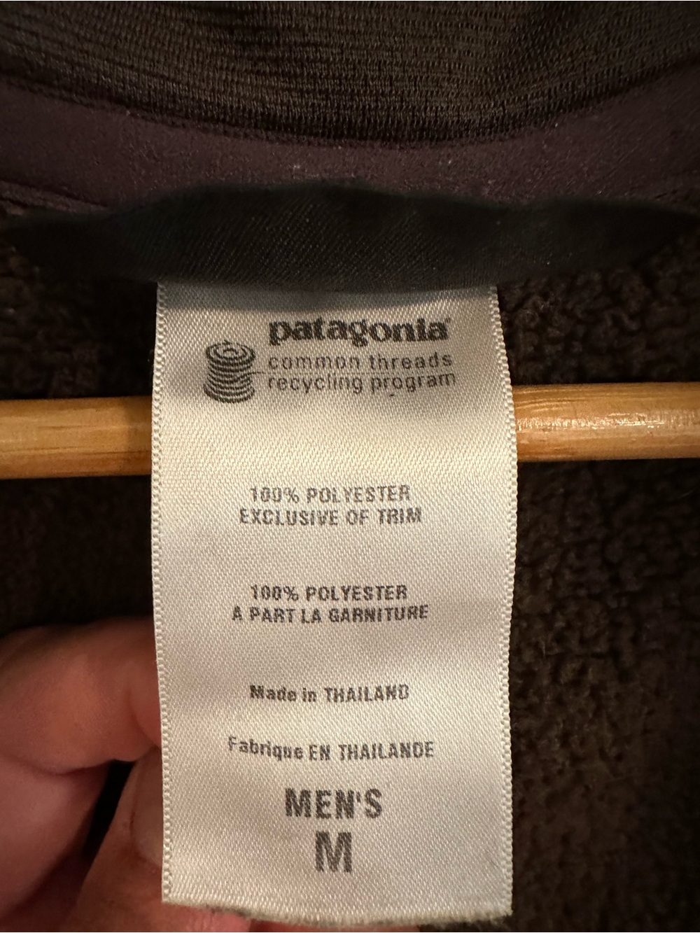 Patagonia brown Hooded Fleece Jacket - Picture 11 of 13